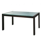 Medium Frosted Dining Table